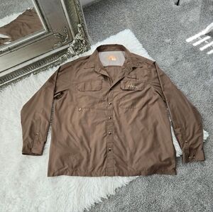 Habit Vented Fishing Shirt Long Sleeve. Outdoors Solar Protection 30+ Solar Fact